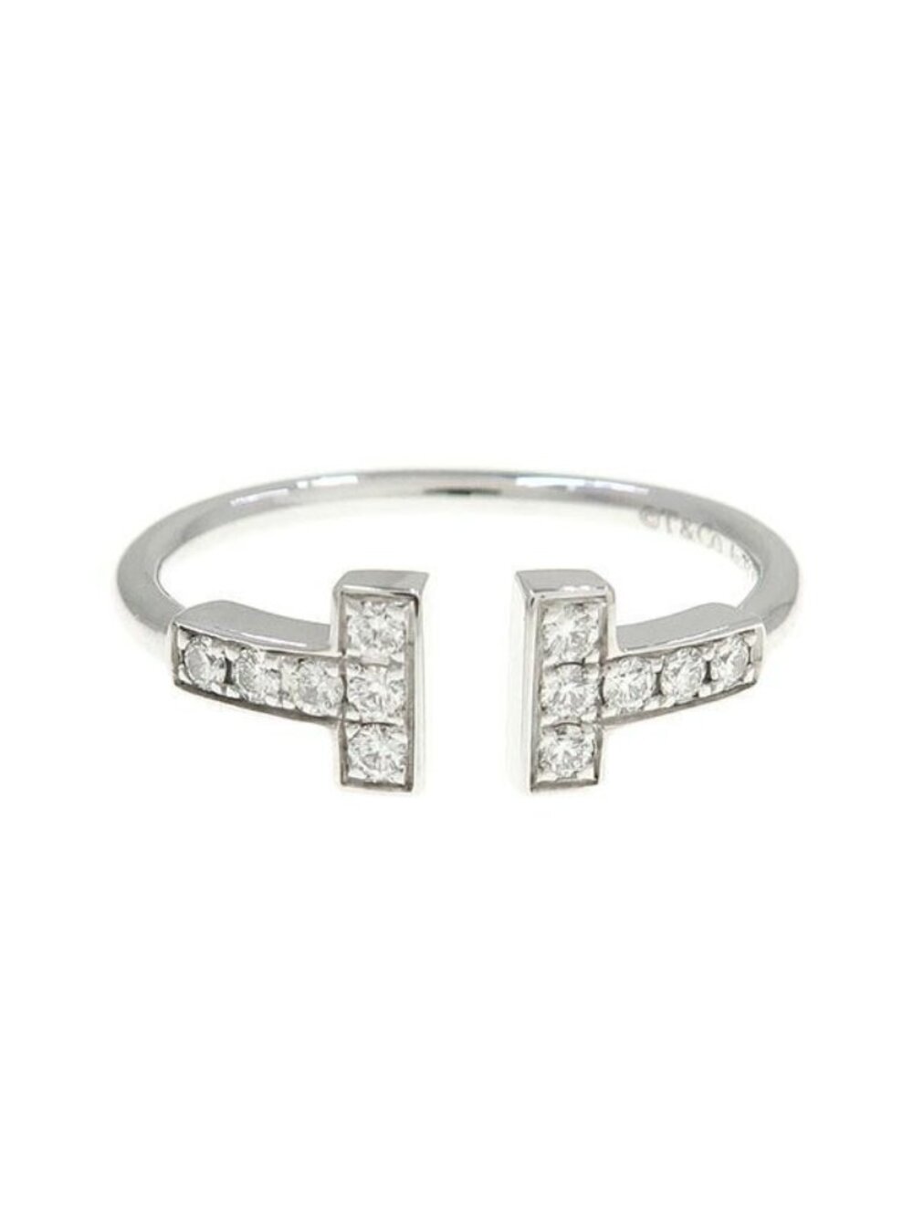 Tiffany & Co T Wire Diamond Ring #near